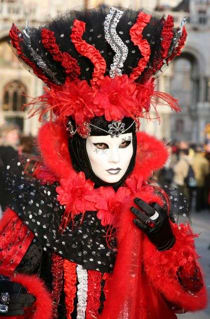 Red Mask — People, photograph by Gianluca Attura